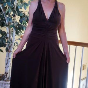 Brown Floor length Scott McClintock Formal Dress